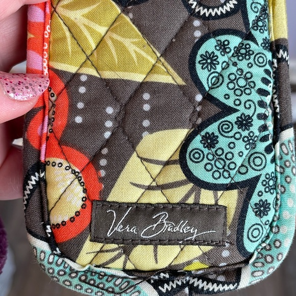 VERA BRADLEY Flower Shower Quilted Soft Eyeglass/ Sunglasses Case Double Pocket - Picture 4 of 11